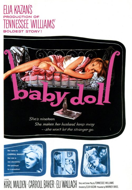Обложка (Постер) Куколка / Baby Doll (1956) SATRip
