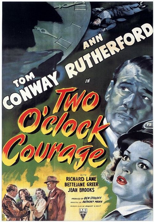 Обложка (Постер) Кураж в два часа / Two O'Clock Courage (1945) SATRip Обложка (Постер) Кураж в два часа / Two O'Clock Courage (1945) SATRip