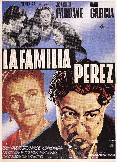 Обложка (Постер) La familia Pérez (1949) SATRip
