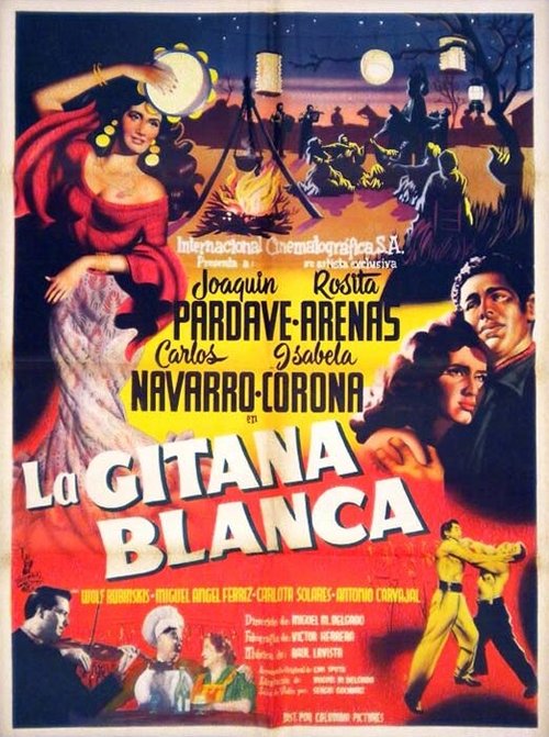 Обложка (Постер) La gitana blanca (1954) 