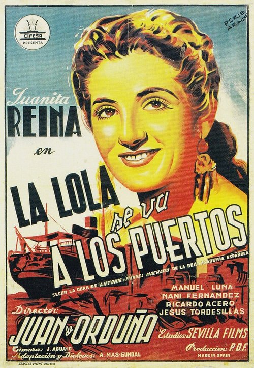 Обложка (Постер) La Lola se va a los puertos (1947) SATRip Обложка (Постер) La Lola se va a los puertos (1947) SATRip
