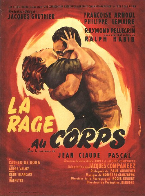 Обложка (Постер) La rage au corps (1953) SATRip Обложка (Постер) La rage au corps (1953) SATRip