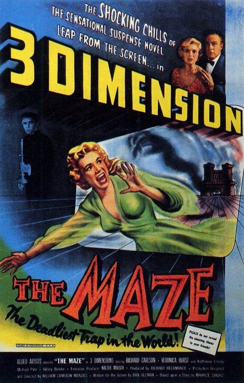 Обложка (Постер) Лабиринт / The Maze (1953) SATRip Обложка (Постер) Лабиринт / The Maze (1953) SATRip