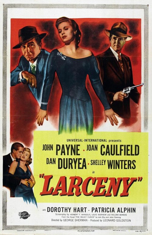 Обложка (Постер) Larceny (1948) SATRip Обложка (Постер) Larceny (1948) SATRip