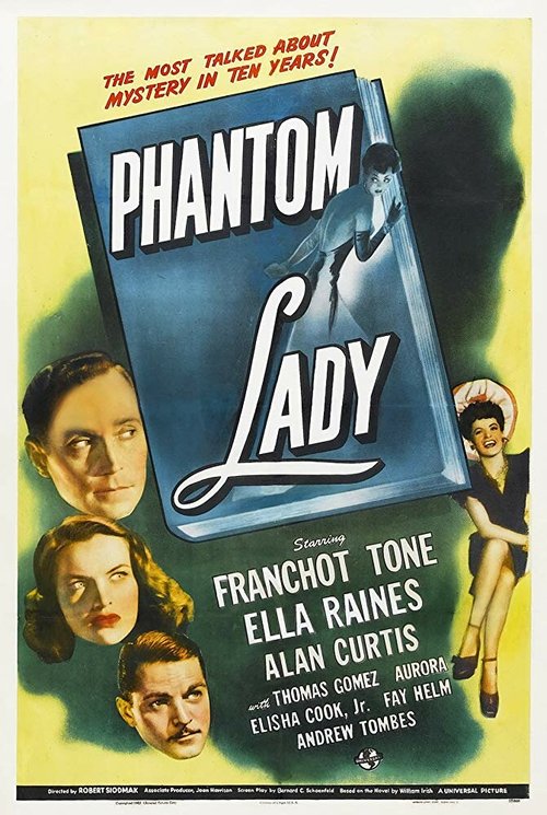 Обложка (Постер) Леди-призрак / Phantom Lady (1944) SATRip Обложка (Постер) Леди-призрак / Phantom Lady (1944) SATRip