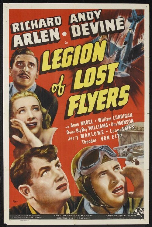 Обложка (Постер) Legion of Lost Flyers (1939) SATRip Обложка (Постер) Legion of Lost Flyers (1939) SATRip