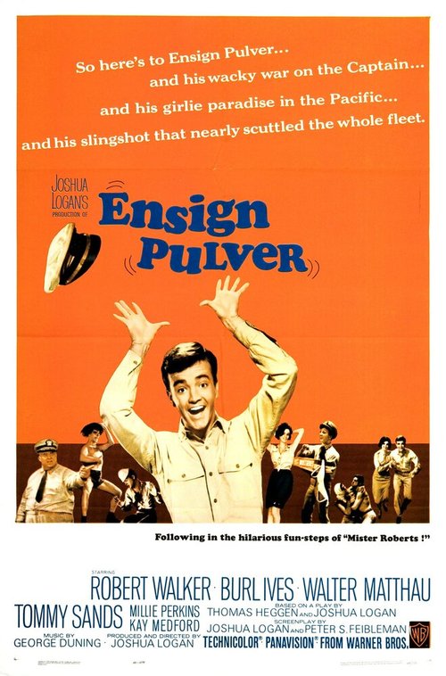 Обложка (Постер) Лейтенант Пулвер / Ensign Pulver (1964) SATRip Обложка (Постер) Лейтенант Пулвер / Ensign Pulver (1964) SATRip