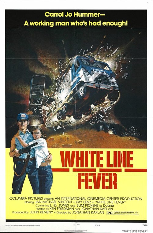 Обложка (Постер) Лихорадка на белой полосе / White Line Fever (1975) SATRip