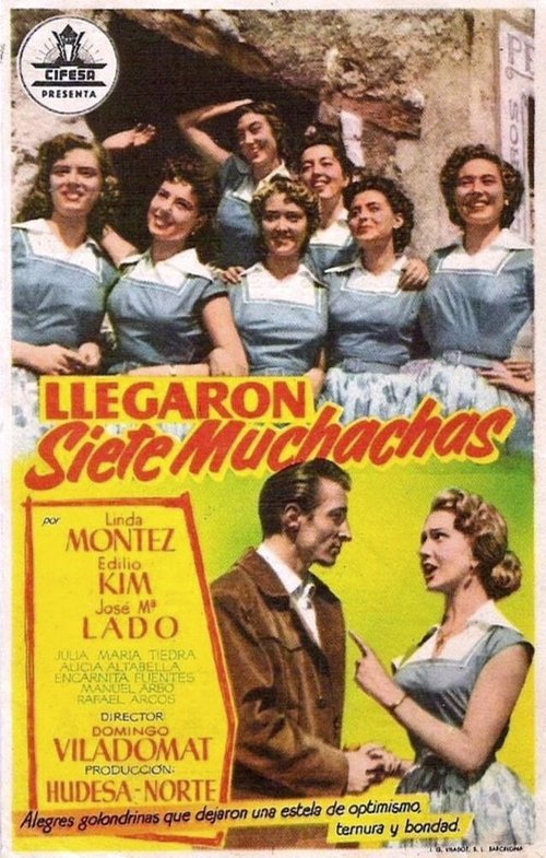 Обложка (Постер) Llegaron siete muchachas (1957) SATRip Обложка (Постер) Llegaron siete muchachas (1957) SATRip