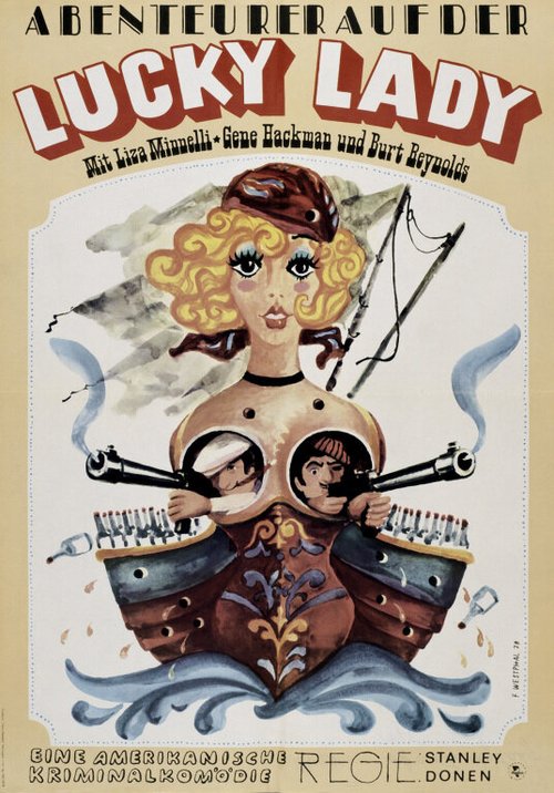 Обложка (Постер) Лодка «Счастливая леди» / Lucky Lady (1975) SATRip Обложка (Постер) Лодка «Счастливая леди» / Lucky Lady (1975) SATRip