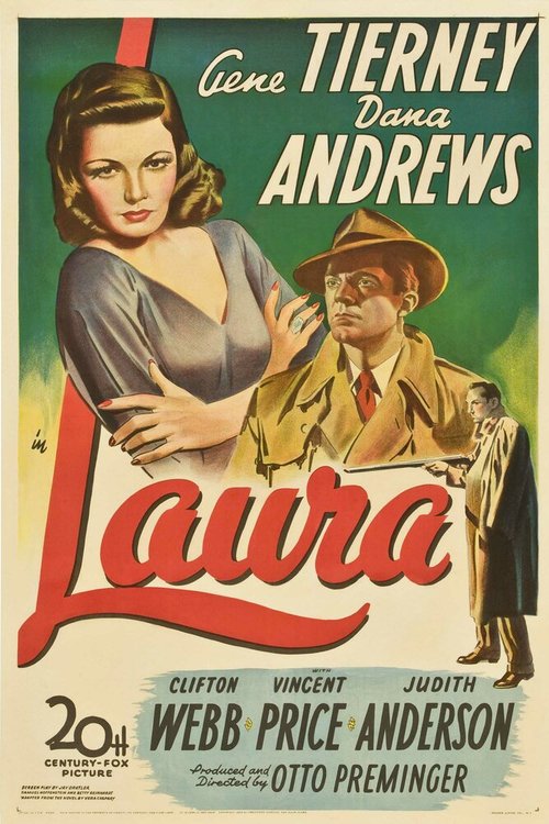 Обложка (Постер) Лора / Laura (1944) SATRip Обложка (Постер) Лора / Laura (1944) SATRip