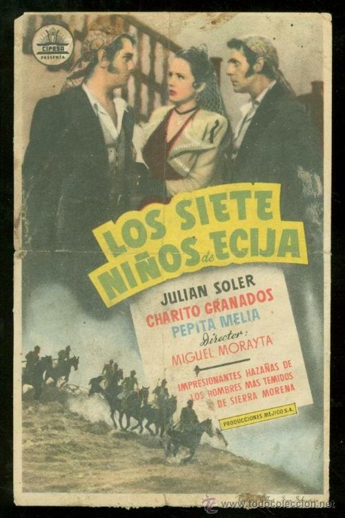 Обложка (Постер) Los siete niños de Écija (1947) SATRip Обложка (Постер) Los siete niños de Écija (1947) SATRip