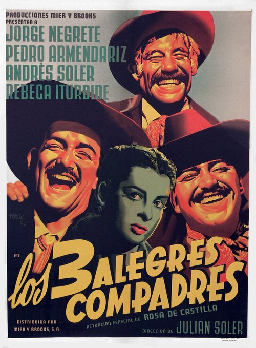 Обложка (Постер) Los tres alegres compadres (1952) SATRip Обложка (Постер) Los tres alegres compadres (1952) SATRip