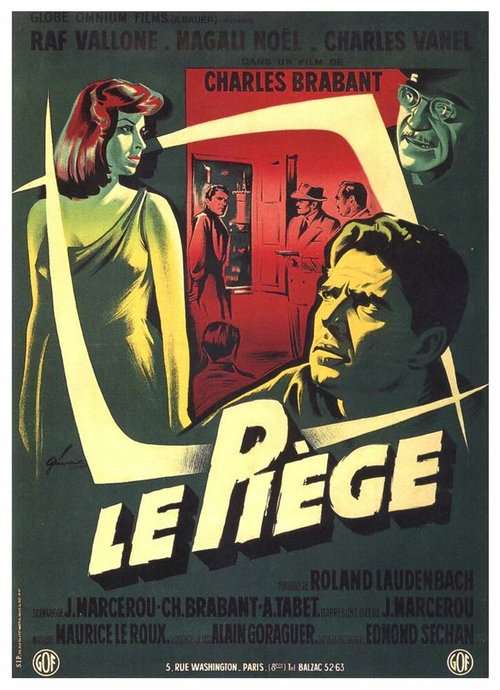 Обложка (Постер) Ловушка / Le piège (1958) SATRip