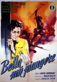 Обложка (Постер) Лучше не кричать! / Bella non piangere (1955) SATRip Обложка (Постер) Лучше не кричать! / Bella non piangere (1955) SATRip