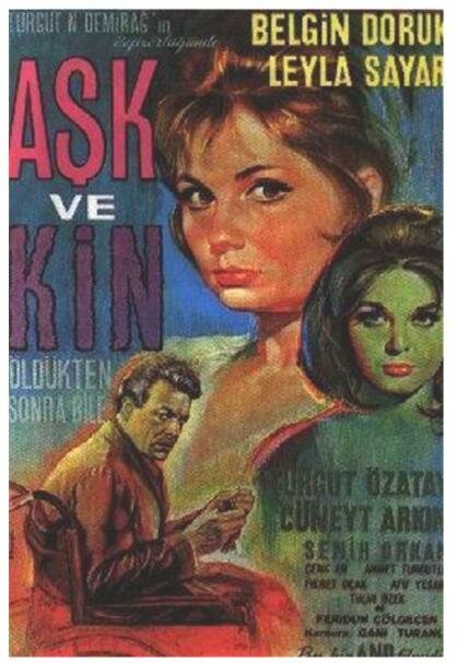 Обложка (Постер) Любовь и ненависть / Ask ve kin (1964) SATRip Обложка (Постер) Любовь и ненависть / Ask ve kin (1964) SATRip