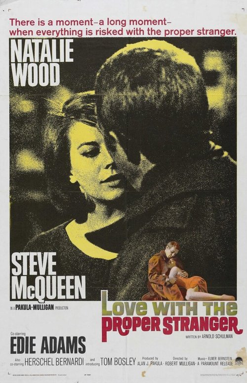 Обложка (Постер) Любовь с подходящим незнакомцем / Love with the Proper Stranger (1963) SATRip