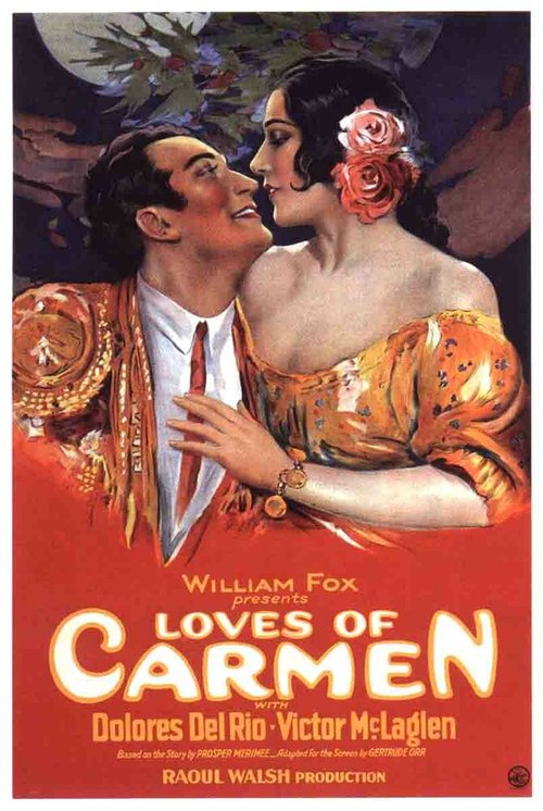 Обложка (Постер) Любовные истории Кармен / The Loves of Carmen (1927) SATRip