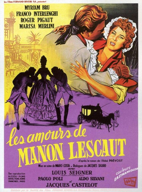 Обложка (Постер) Любовные истории Манон Леско / Gli amori di Manon Lescaut (1954) SATRip Обложка (Постер) Любовные истории Манон Леско / Gli amori di Manon Lescaut (1954) SATRip