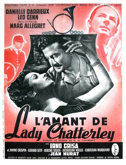 Обложка (Постер) Любовник леди Чаттерлей / L'amant de lady Chatterley (1955) SATRip