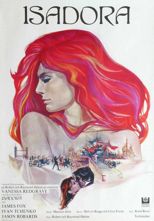 Обложка (Постер) Любовники Айседоры / Isadora (1968) SATRip Обложка (Постер) Любовники Айседоры / Isadora (1968) SATRip
