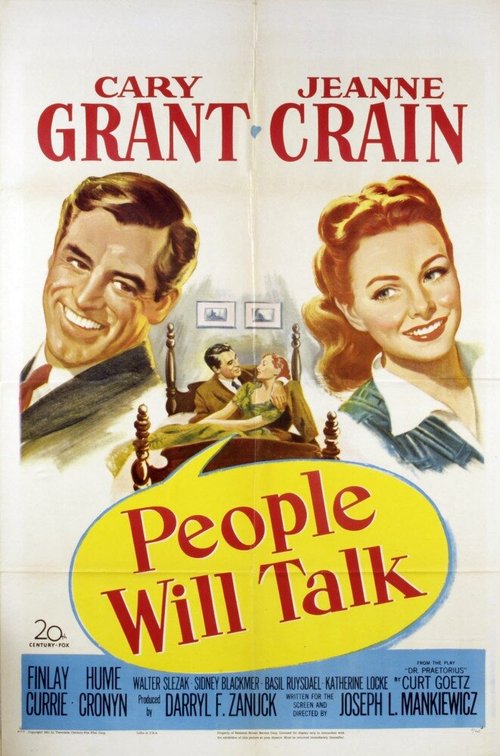 Обложка (Постер) Люди будут судачить / People Will Talk (1951) SATRip Обложка (Постер) Люди будут судачить / People Will Talk (1951) SATRip