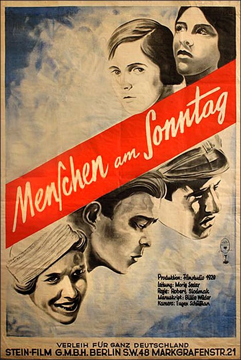 Обложка (Постер) Люди в воскресенье / Menschen am Sonntag (1930) SATRip