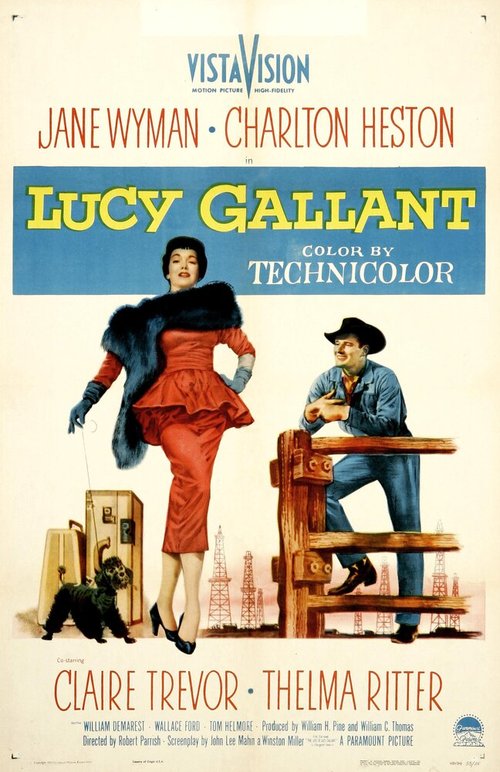 Обложка (Постер) Люси Галлант / Lucy Gallant (1955) SATRip Обложка (Постер) Люси Галлант / Lucy Gallant (1955) SATRip