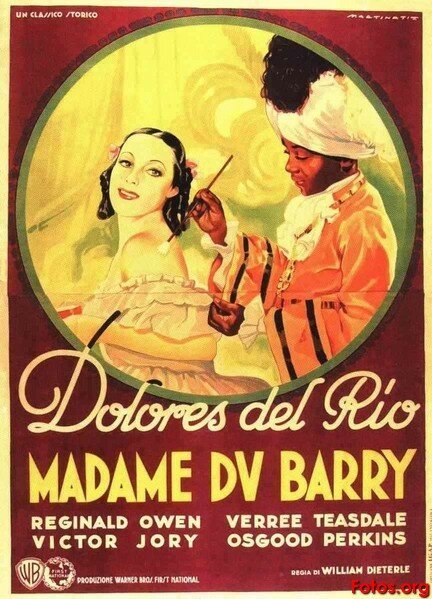 Обложка (Постер) Мадам ДюБарри / Madame Du Barry (1934) SATRip