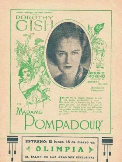 Обложка (Постер) Мадам Помпадур / Madame Pompadour (1927) SATRip