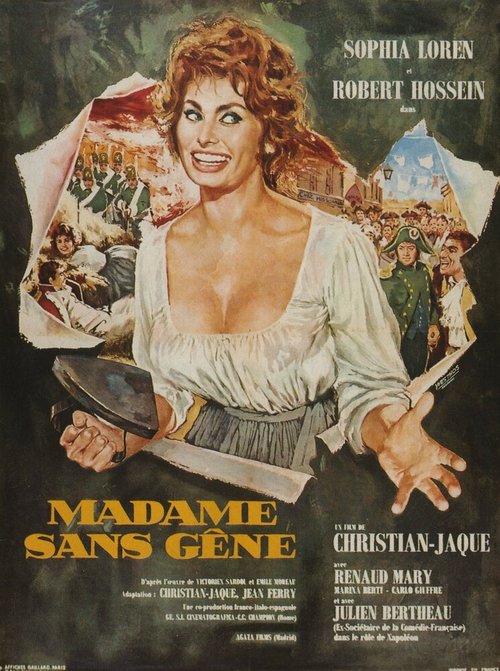 Обложка (Постер) Мадам Сан-Жен / Madame Sans Gêne (1961) SATRip