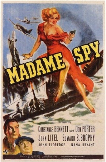 Обложка (Постер) Мадам Шпион / Madame Spy (1942) SATRip Обложка (Постер) Мадам Шпион / Madame Spy (1942) SATRip