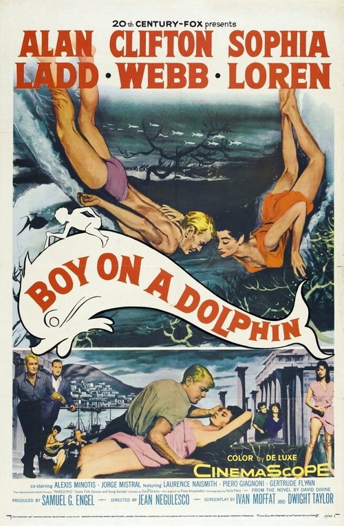 Обложка (Постер) Мальчик на дельфине / Boy on a Dolphin (1957) SATRip Обложка (Постер) Мальчик на дельфине / Boy on a Dolphin (1957) SATRip