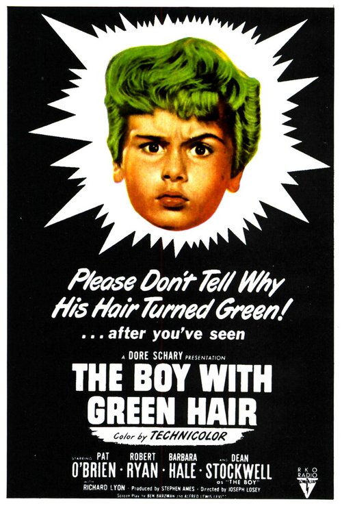 Обложка (Постер) Мальчик с зелеными волосами / The Boy with Green Hair (1948) SATRip Обложка (Постер) Мальчик с зелеными волосами / The Boy with Green Hair (1948) SATRip