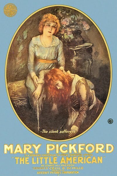 Обложка (Постер) Маленькая американка / The Little American (1917) SATRip