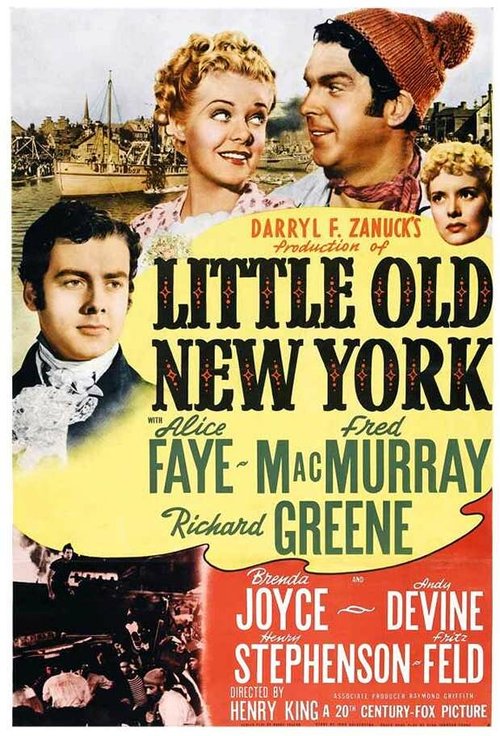 Обложка (Постер) Маленький старый Нью-Йорк / Little Old New York (1940) SATRip Обложка (Постер) Маленький старый Нью-Йорк / Little Old New York (1940) SATRip