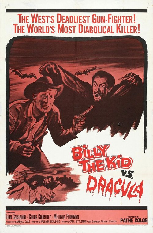 Обложка (Постер) Малыш Билли против Дракулы / Billy the Kid Versus Dracula (1966) SATRip