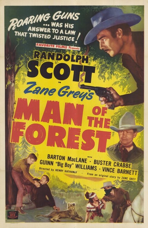 Обложка (Постер) Man of the Forest (1933) SATRip
