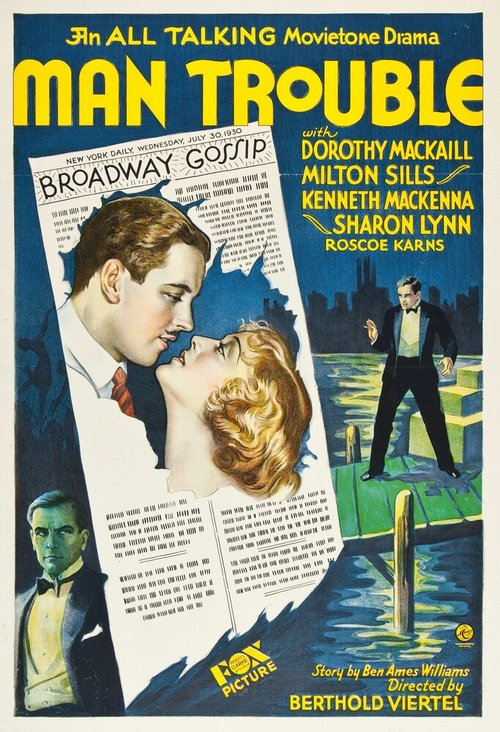 Обложка (Постер) Man Trouble (1930) SATRip