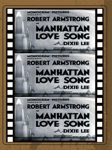 Обложка (Постер) Manhattan Love Song (1934) SATRip