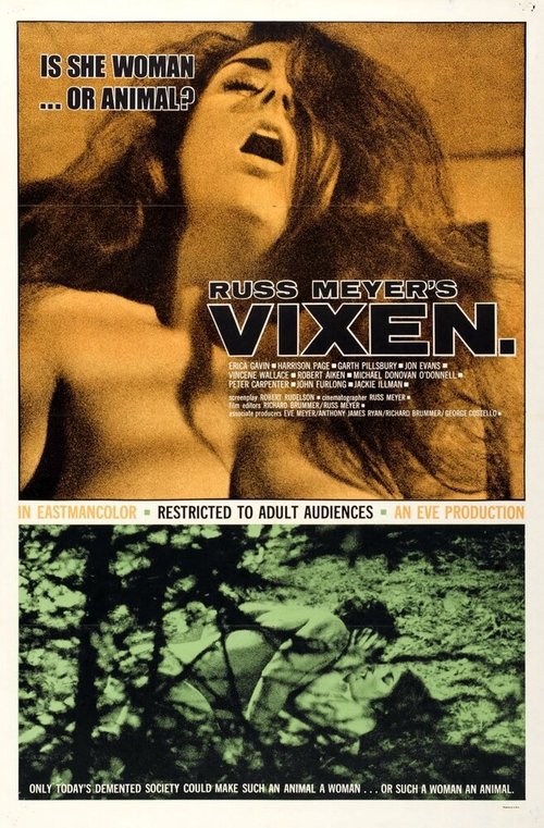Обложка (Постер) Мегера / Vixen! (1968) SATRip Обложка (Постер) Мегера / Vixen! (1968) SATRip
