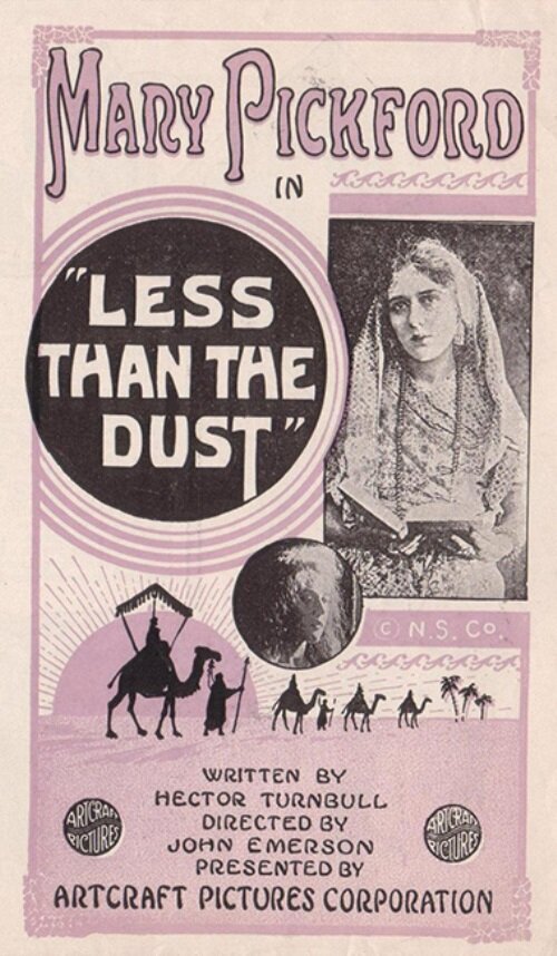 Обложка (Постер) Меньше, чем пыль / Less Than the Dust (1916) SATRip