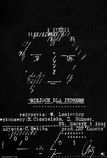 Обложка (Постер) Место для одного / Miejsce dla jednego (1965) SATRip Обложка (Постер) Место для одного / Miejsce dla jednego (1965) SATRip