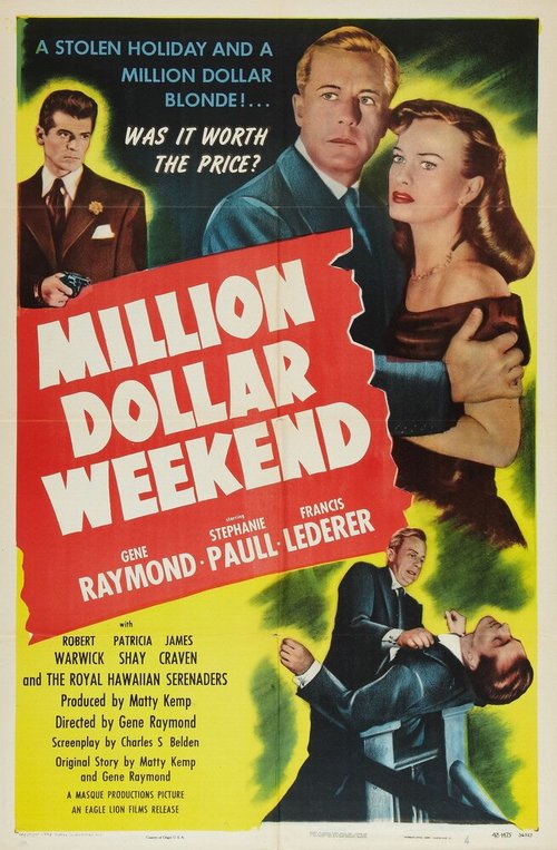 Обложка (Постер) Million Dollar Weekend (1948) SATRip Обложка (Постер) Million Dollar Weekend (1948) SATRip