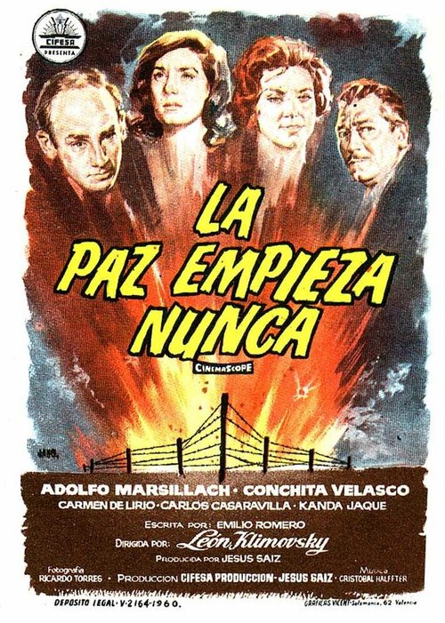 Обложка (Постер) Мир не наступит никогда / La paz empieza nunca (1960) SATRip Обложка (Постер) Мир не наступит никогда / La paz empieza nunca (1960) SATRip