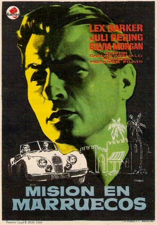 Обложка (Постер) Mission in Morocco (1959) SATRip Обложка (Постер) Mission in Morocco (1959) SATRip