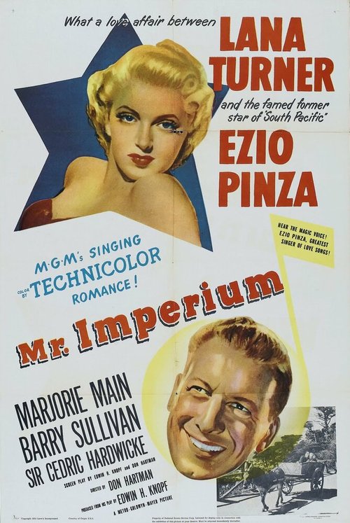 Обложка (Постер) Мистер Империя / Mr. Imperium (1951) SATRip Обложка (Постер) Мистер Империя / Mr. Imperium (1951) SATRip