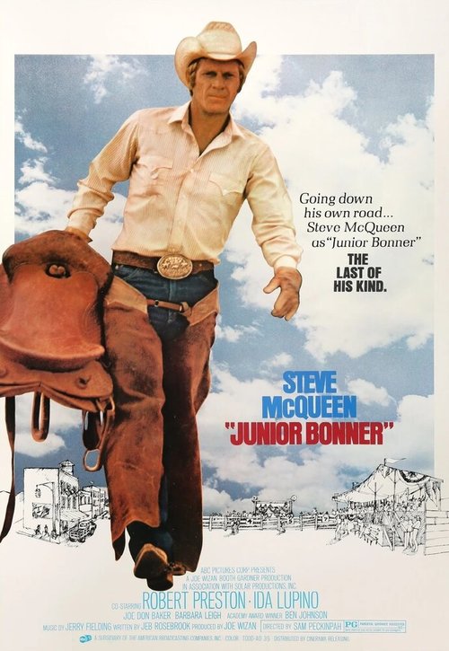 Обложка (Постер) Младший Боннер / Junior Bonner (1972) SATRip Обложка (Постер) Младший Боннер / Junior Bonner (1972) SATRip