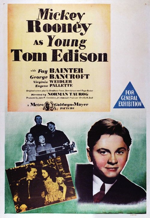 Обложка (Постер) Молодой Том Эдисон / Young Tom Edison (1940) SATRip Обложка (Постер) Молодой Том Эдисон / Young Tom Edison (1940) SATRip