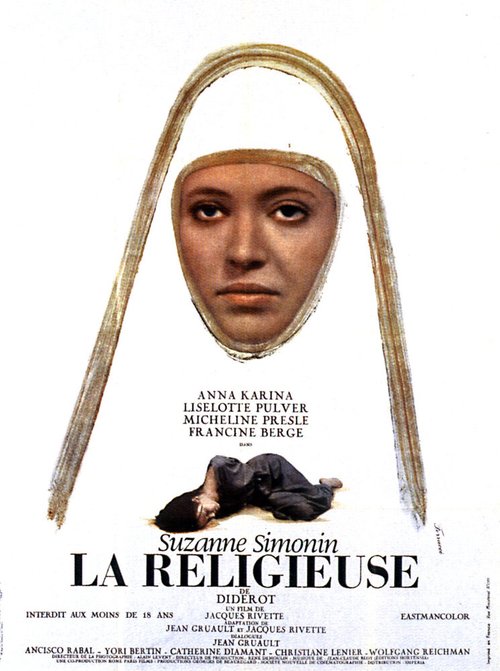 Обложка (Постер) Монахиня / La religieuse (1966) SATRip Обложка (Постер) Монахиня / La religieuse (1966) SATRip